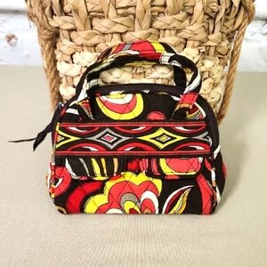 - Cosmetic Bag with Zipper Closure and  Vera Bradley Retired Pattern Y2K